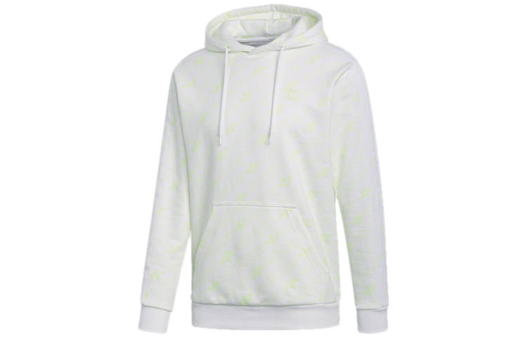 Adidas Originals Sweatshirts Men's White Hooded Moderate Regular