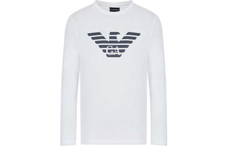 EMPORIO ARMANI Logo Printed Crewneck T Shirt