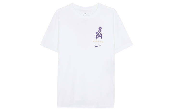 Nike Nike T Shirts Men's White Crew Neck Moderate Straight Fit