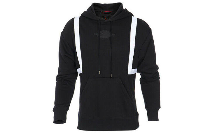Jordan Jordan Sweatshirts Men's Black Hooded Moderate Regular