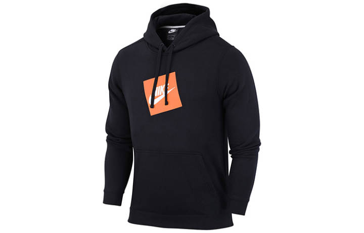 Nike Nike Sweatshirts Men's Black Hooded Thickened Other