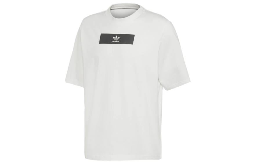 Adidas Originals T Shirts Men's Crew Neck Moderate Straight Fit