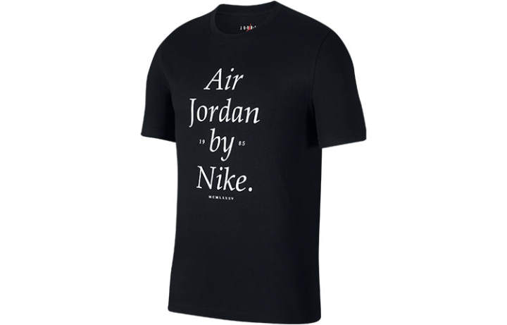 Jordan Jordan Set in Sleeve T Shirt Men's Black