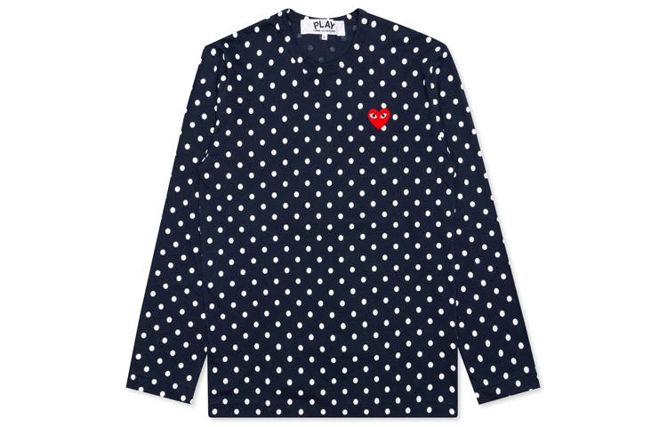 CDG Play Comme Des Garcons Play Polka Dot L/S T shirt