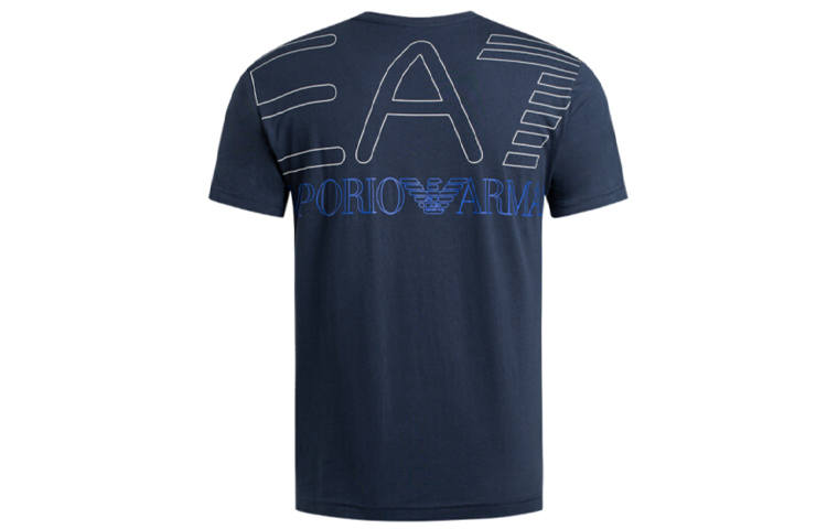 EMPORIO ARMANI EA7 T Shirt Men's Navy Blue