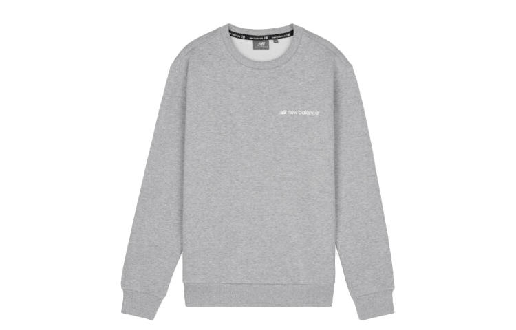 New Balance New Balance Sweatshirts Men's Gray Crew Neck Moderate Regular
