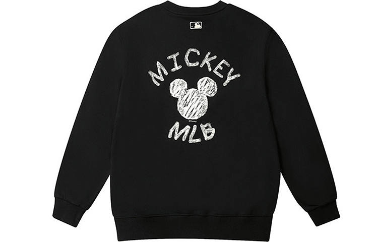 MLB X Disney MLB X Disney Sweatshirts Unisex Black Crew Neck Moderate Cardigan