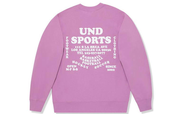 UNDEFEATED UNDEFEATED Crew Neck Loose Fit Regular Sweatshirt Men's