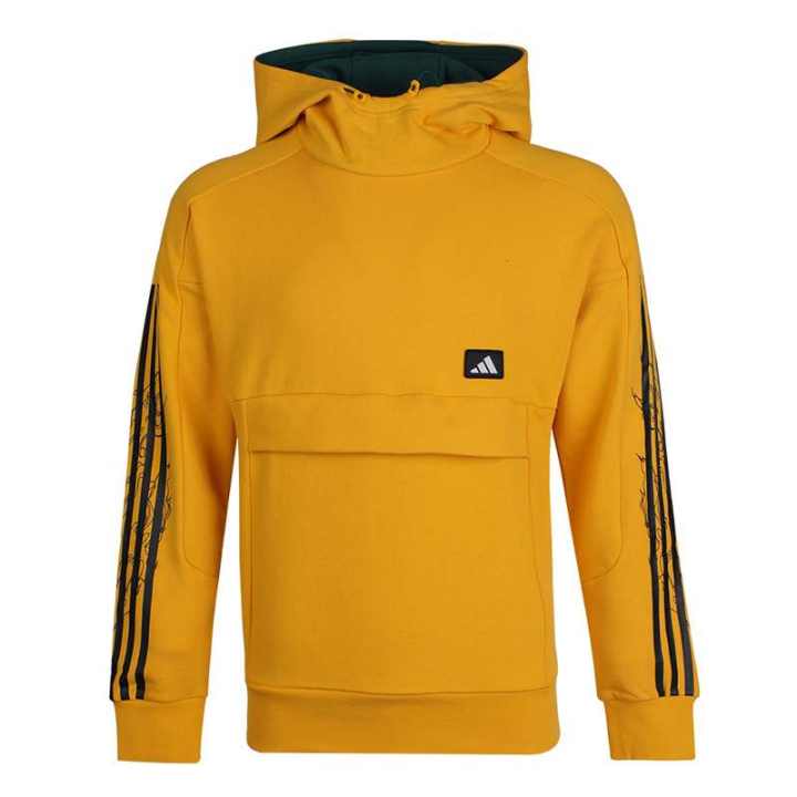 Adidas Adidas Sweatshirts Men's Gold Hooded Moderate Regular