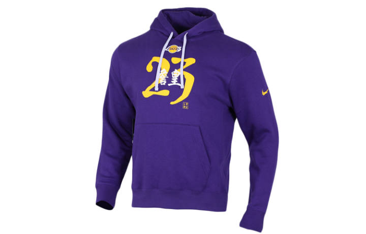 Nike Nike Sweatshirts Men's Purple Hooded Moderate Regular