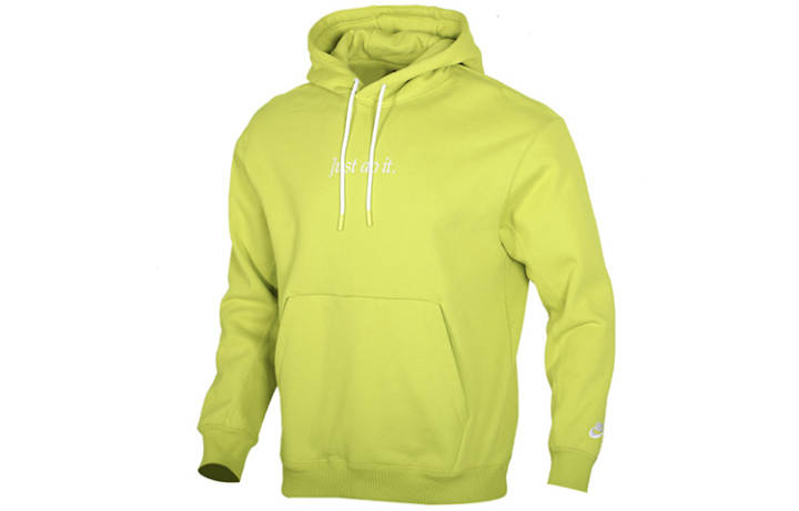 Nike Nike Sweatshirts Unisex Bright Cactus Green Hooded Moderate Regular
