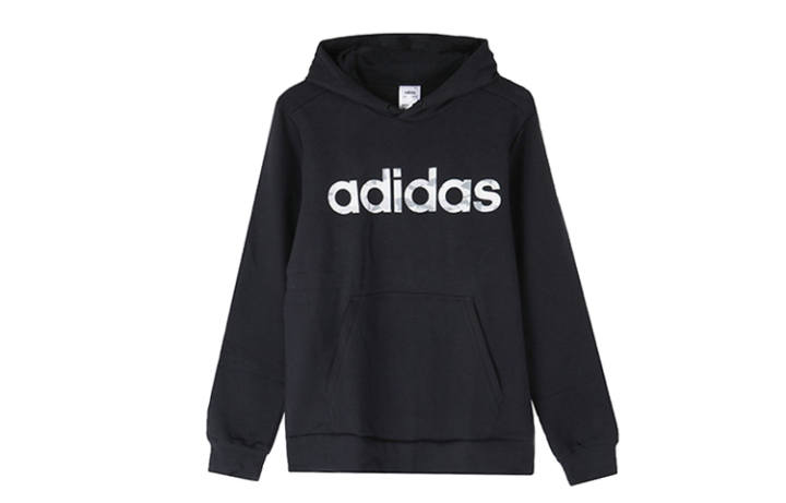 Adidas Adidas Sweatshirts Men's Black Hooded Moderate Regular