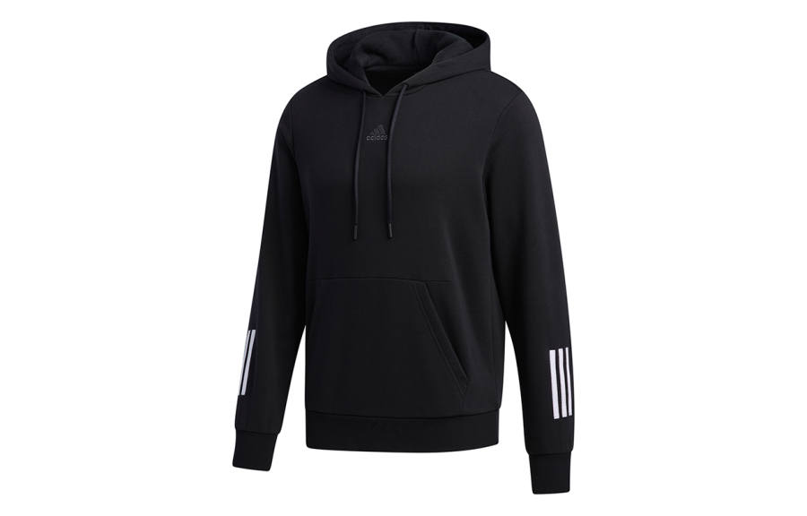 Adidas Adidas Sweatshirts Men's Black Hooded Moderate Regular