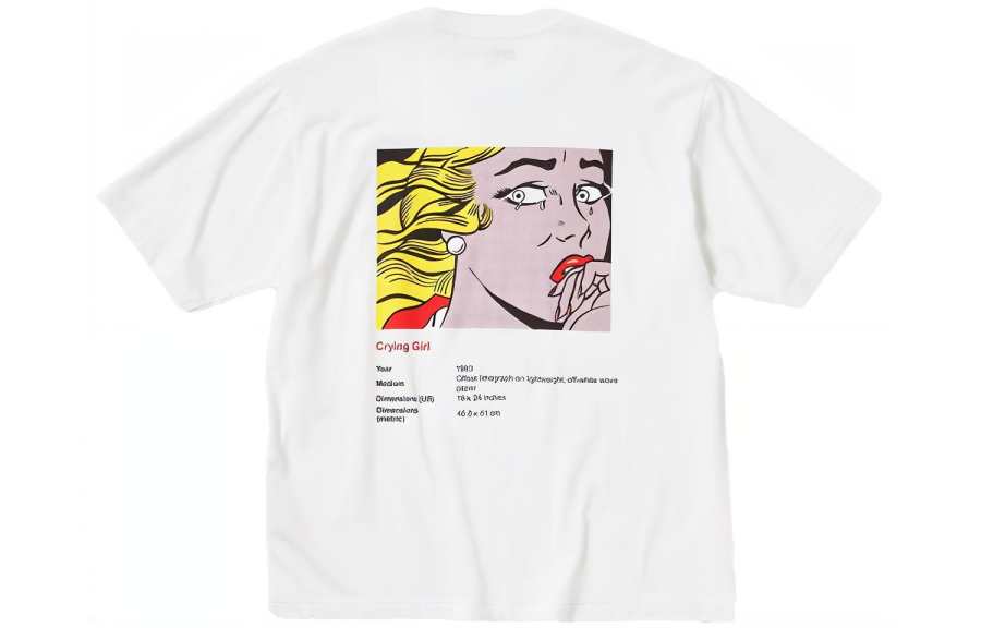 UNIQLO x Roy Lichtenstein T Shirt Unisex White