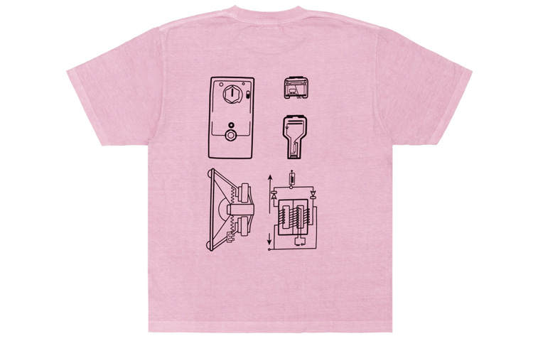 Cav Empt T Shirts Unisex Pink Crew Neck Moderate Straight Fit