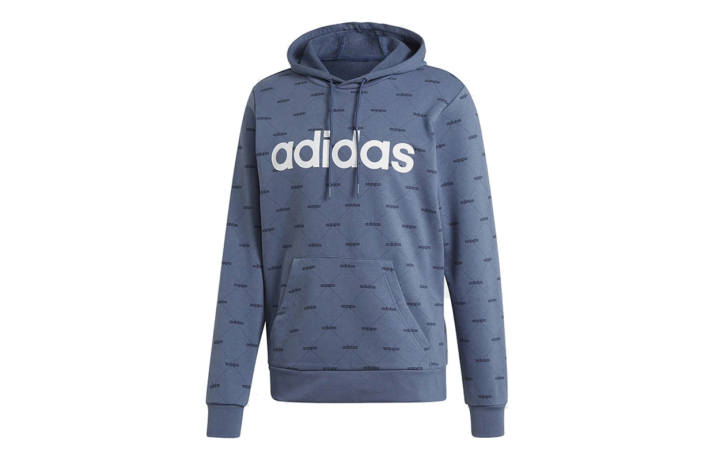 Adidas Adidas Sweatshirts Men's Blue Hooded Moderate Regular