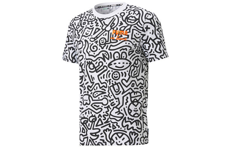 PUMA x Mr Doodle T Shirt Men's White