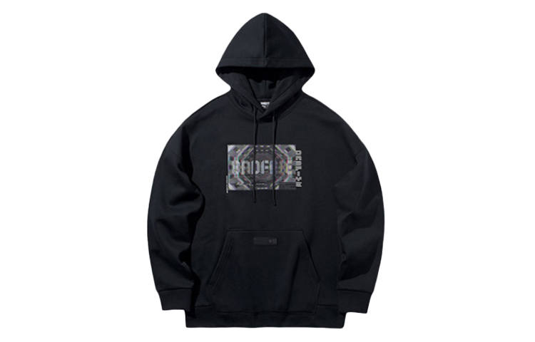 Li-Ning Li Ning Badfive Basketball Collection, Fleece Lined Pullover Sweatshirt Men's New Standard Black