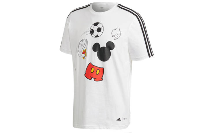 Adidas Adidas Set-in Sleeve T-Shirt Men's White