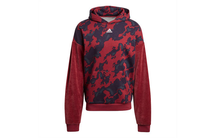 Adidas Adidas Sweatshirts Men's Red Hooded Moderate Regular