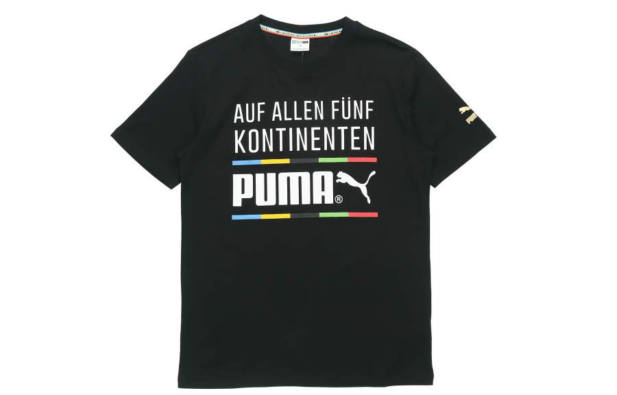 PUMA TFS GRAPHIC T Shirts Men's Crew Neck Moderate Straight Fit