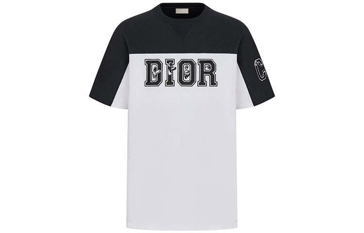 DIOR Quarterly New Products T Shirts Men's White Crew Neck Moderate