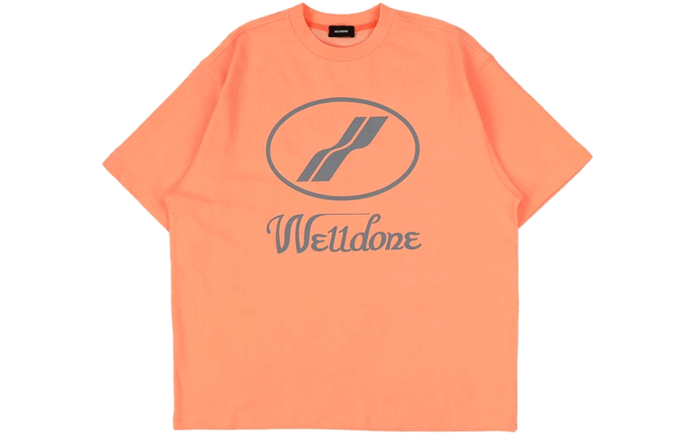 WE11DONE WE11DONE Logo Print Oversized T shirt
