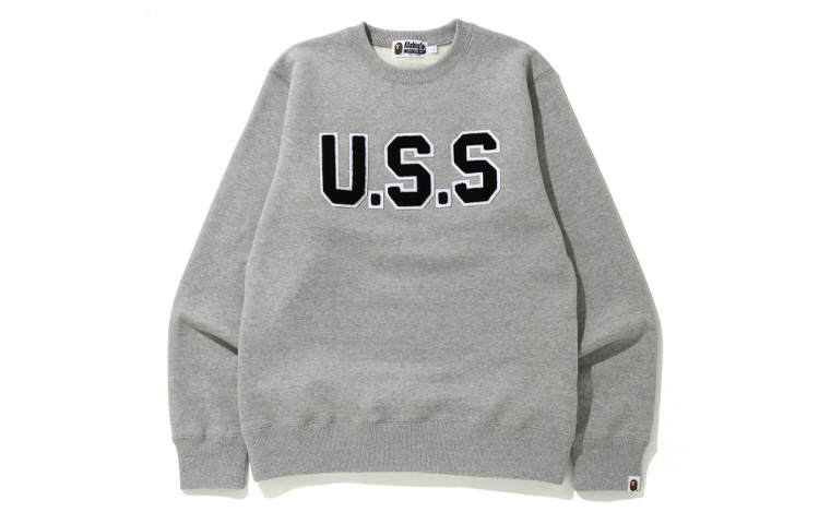 A BATHING APE Bape Trade Mark Crewneck