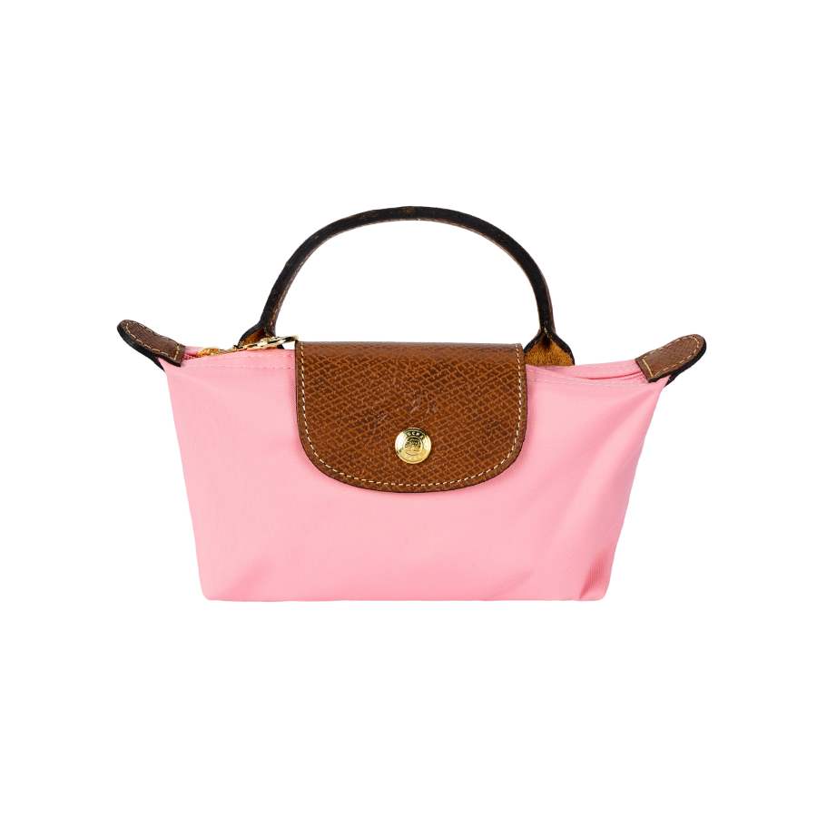LONGCHAMP Le Pliage Recycled Canvas Dumpling Bag Handbag Women's Cotton Candy