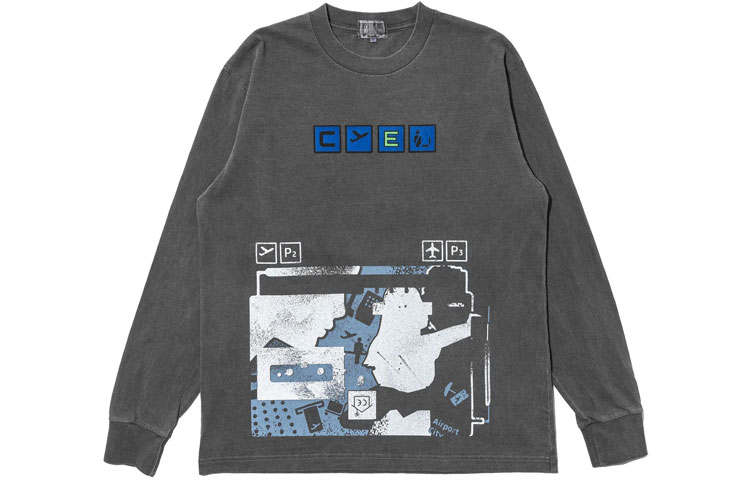 Cav Empt T Shirts Unisex Black Crew Neck Moderate Straight Fit