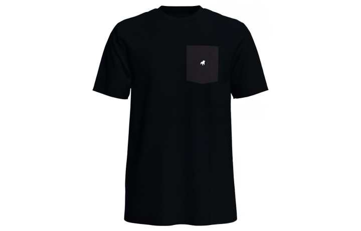 Nike Nike T Shirts Men's Black Crew Neck Moderate Straight Fit