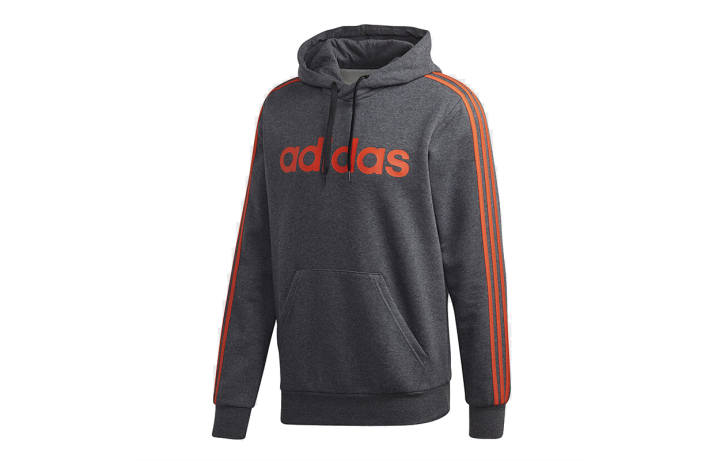Adidas Adidas Sweatshirts Men's Dark Gray Hooded Moderate Regular
