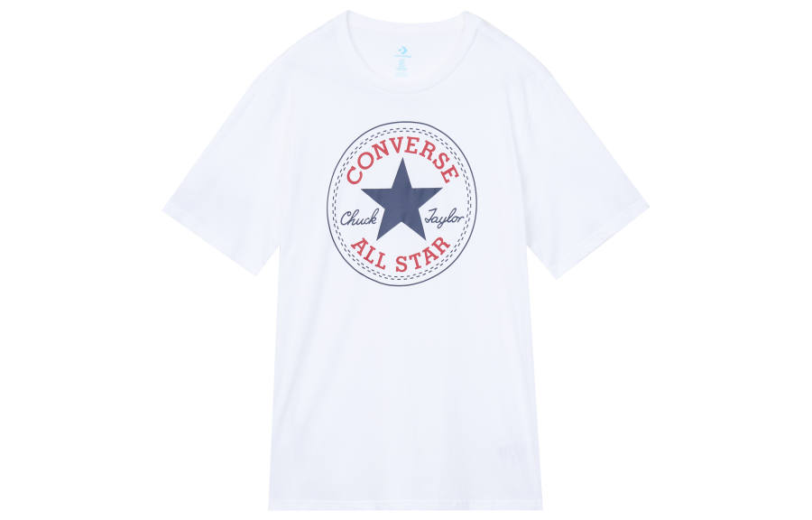Converse Chuck Pack T Shirts Men's White Crew Neck Moderate Straight Fit