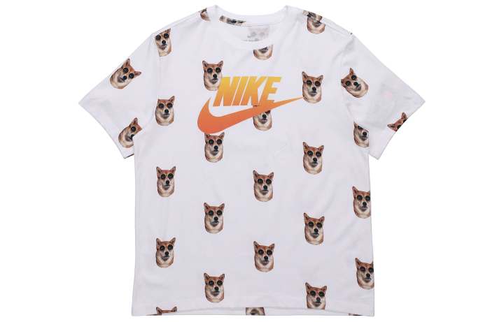 Nike Nike T Shirts Men's Crew Neck Moderate Straight Fit