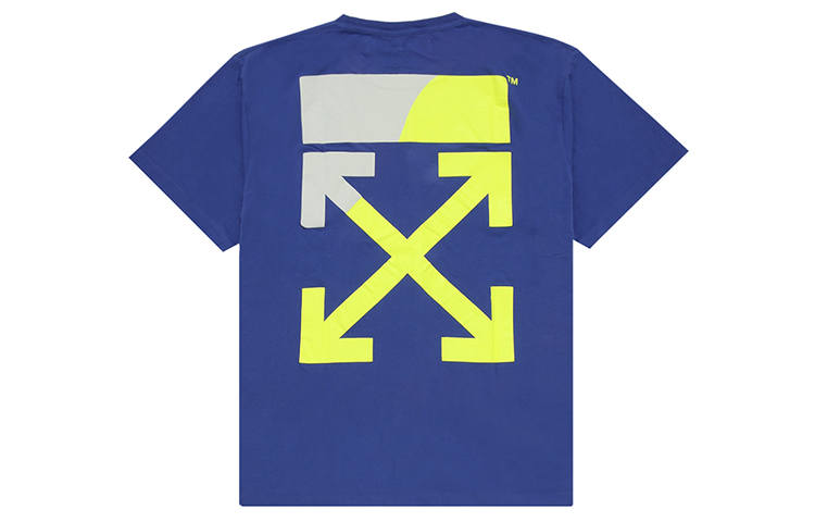OFF-WHITE OFF WHITE SS19 T Shirts Men's Crew Neck Moderate Heavyweight