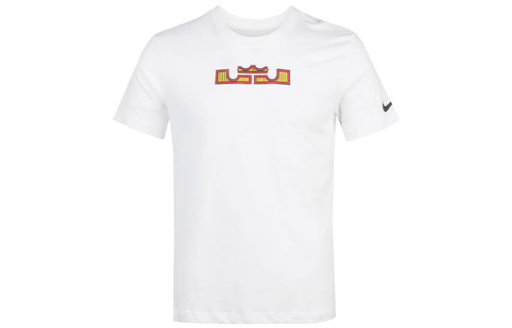 Nike Nike T Shirts Men's White Crew Neck Moderate Straight Fit