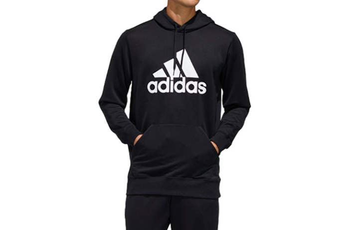 Adidas Adidas Sweatshirts Men's Black Hooded Moderate Regular