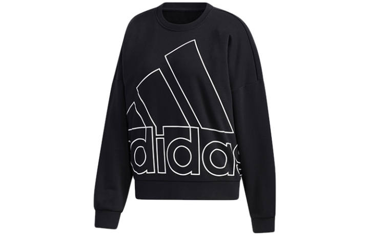 Adidas Adidas Sweatshirts Women's Black Crew Neck Moderate Regular