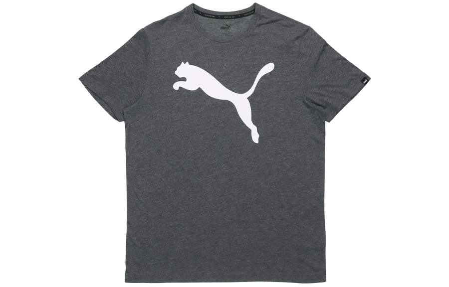 PUMA ESS BIG CATH T Shirts Men's Crew Neck Moderate Straight Fit