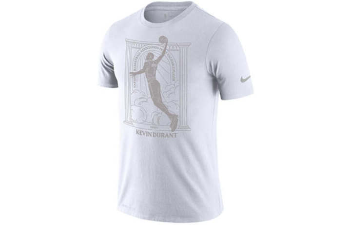 Nike Nike T Shirts Men's White Crew Neck Moderate Straight Fit