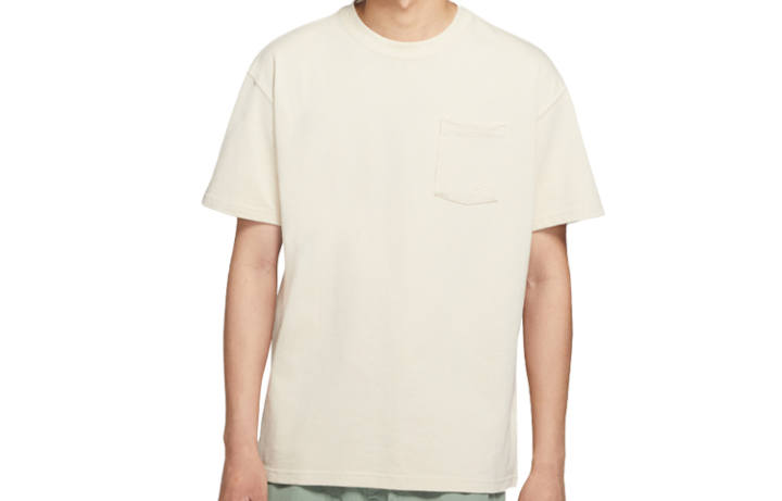 Nike Nike T Shirts Men's Oat Crew Neck Moderate Straight Fit