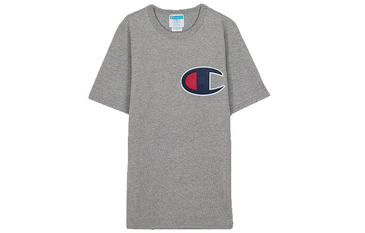 Champion Champion T Shirt US Version Unisex Gray