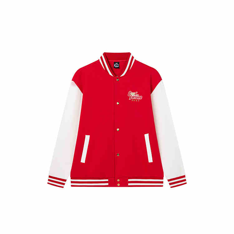 361° Sports Life Collection Baseball Jacket Men's New Year Red