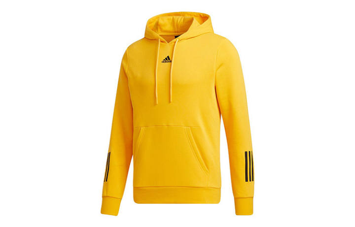 Adidas Adidas Sweatshirts Men's Gold Hooded Moderate Regular