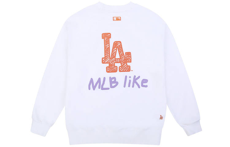MLB MLB Like Collection Sweatshirts Unisex White Crew Neck Moderate Regular