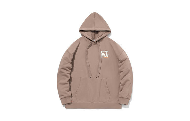 Li-Ning Li Ning Sweatshirts Men's Tan Hooded Moderate Regular