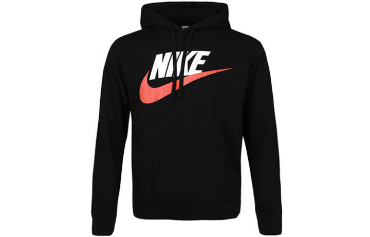 Nike Nike Sweatshirts Men's Black Hooded Moderate Regular