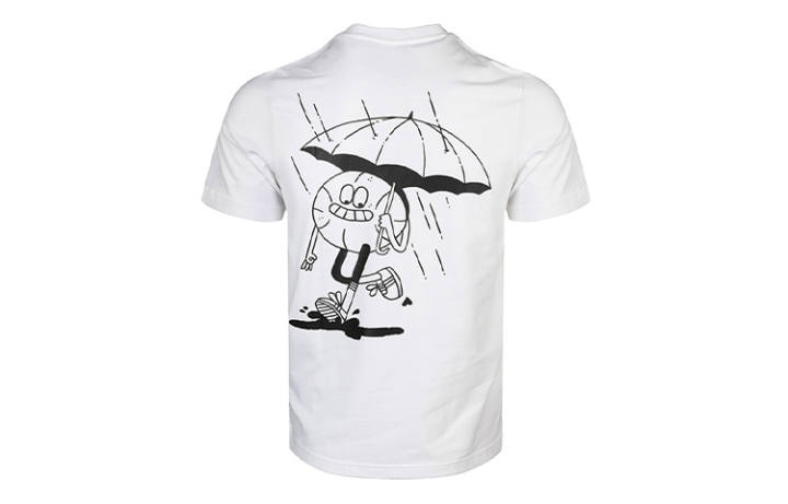 Adidas Adidas T Shirts Men's White Crew Neck Moderate Straight Fit