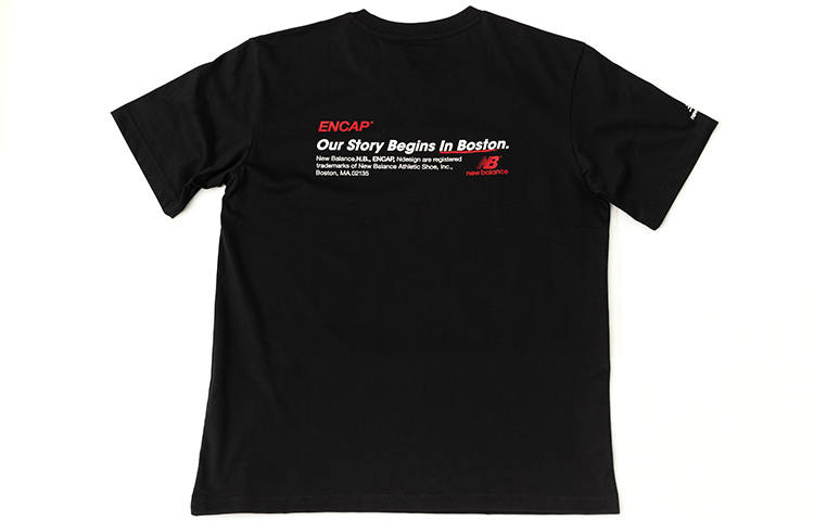 New Balance New Balance T Shirts Unisex Black Crew Neck Moderate Straight Fit