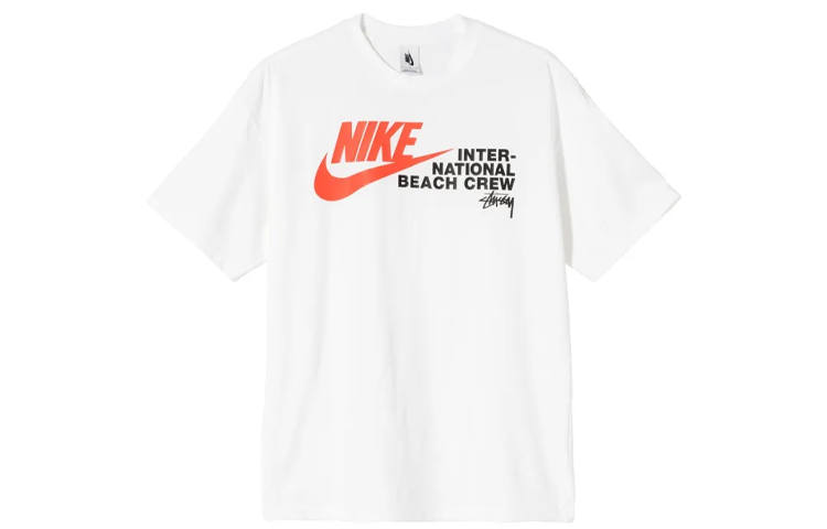 Stussy Nike X Stussy International Beach Crew T-Shirt White